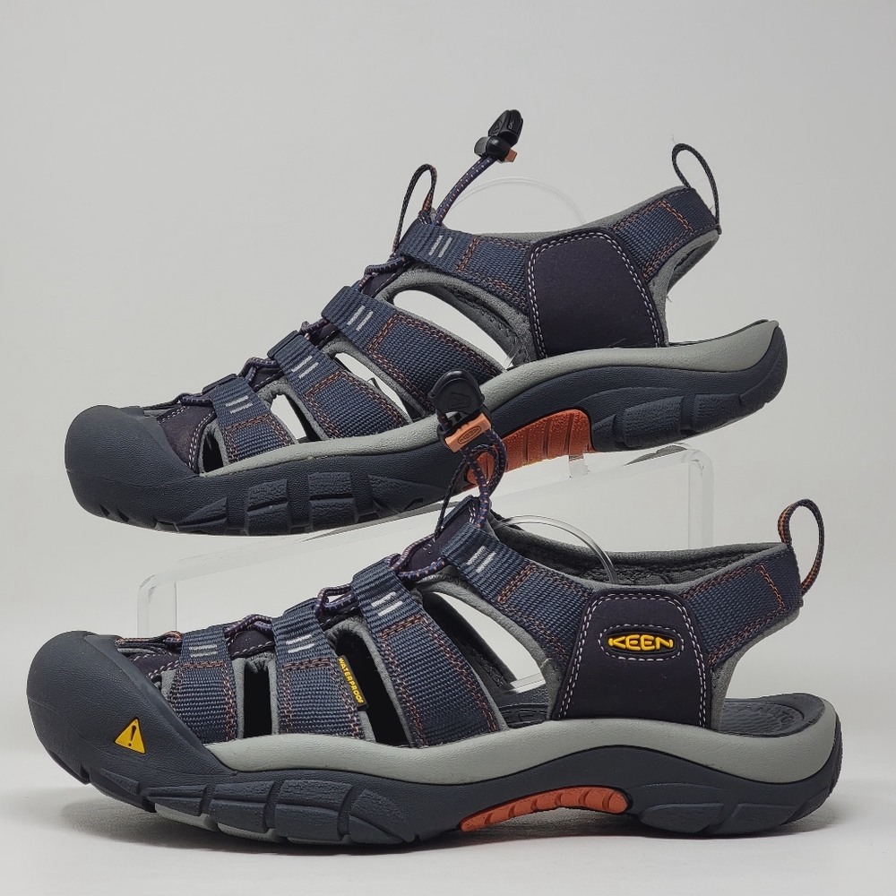 Keen Newport H2 Mens Size 10 Sandals Gray Water Shoes Hiking Slip On 1001931 - Picture 3 of 9